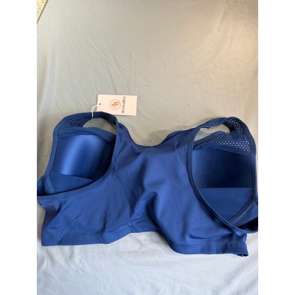 Avtiva Bra Women's size 4x Navy Blue sports bra NWT - Picture 3 of 4